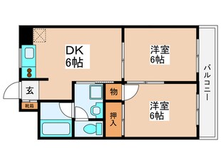 青砥パ－クマンション９０の物件間取画像